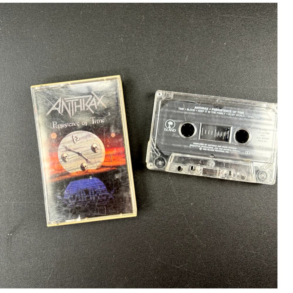 Anthrax: Persistence of Time Cassette Tape, Heavy‎ Metal